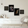 Wallity Cuadro Decorativo de 4 Piezas 4PSCT-12 Multicolor